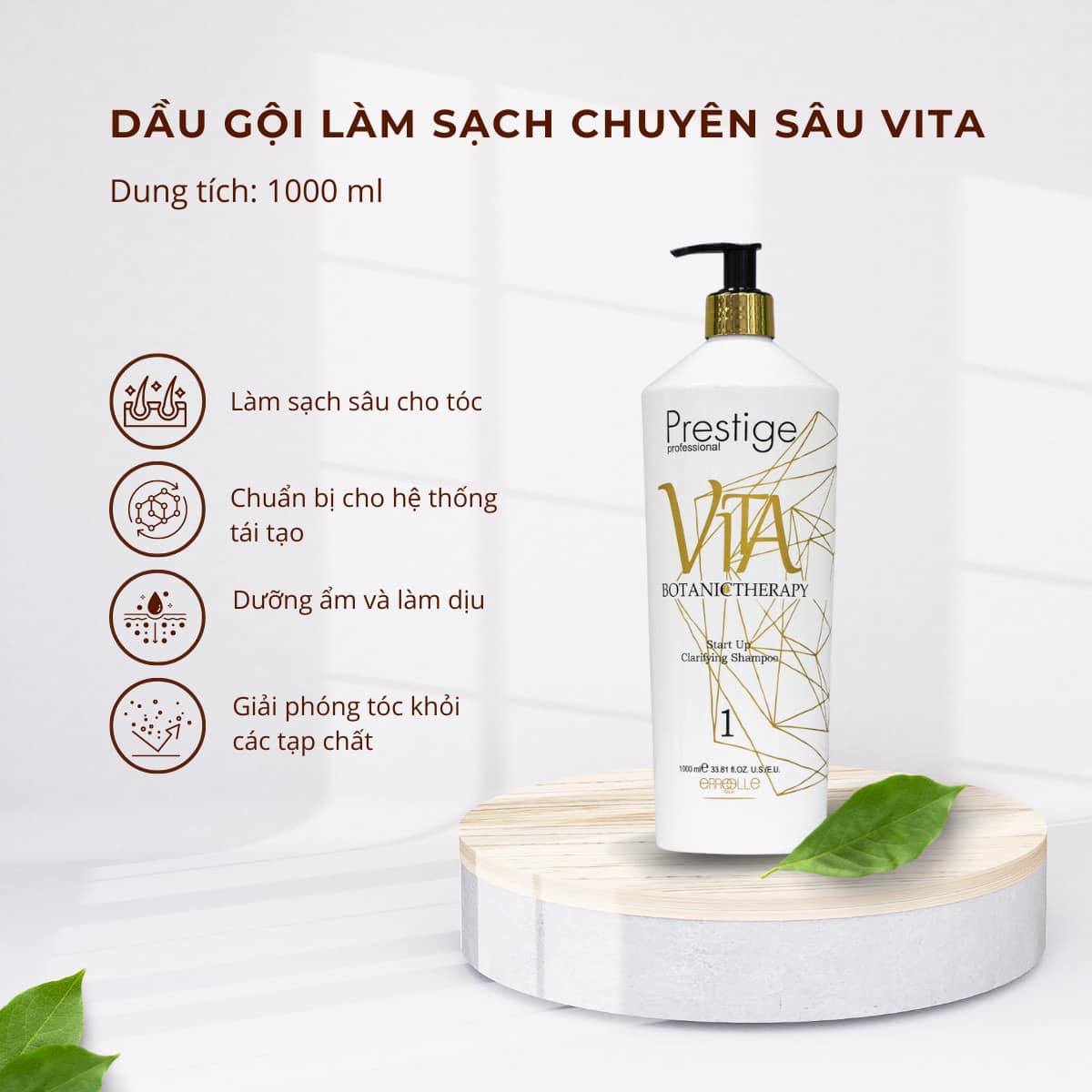 Dầu gội làm sạch chuyên sâu Vita