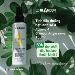 Tinh dầu dưỡng tinh chất hạt lanh Glamour số 4