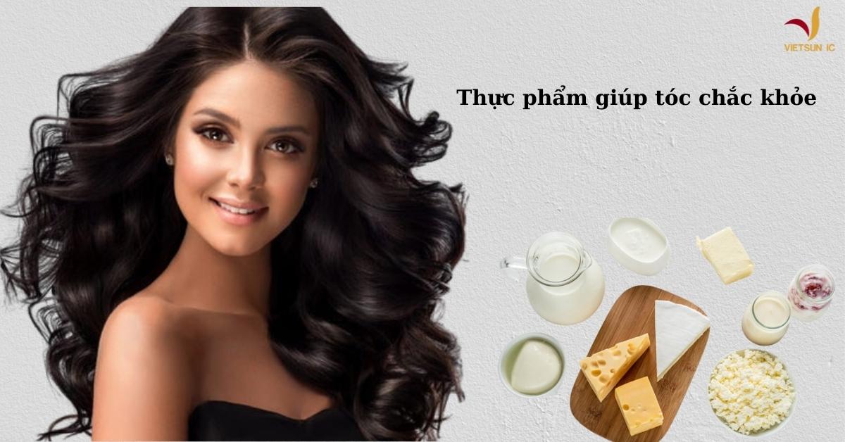 Nhóm thực phẩm giúp tóc chắc khỏe