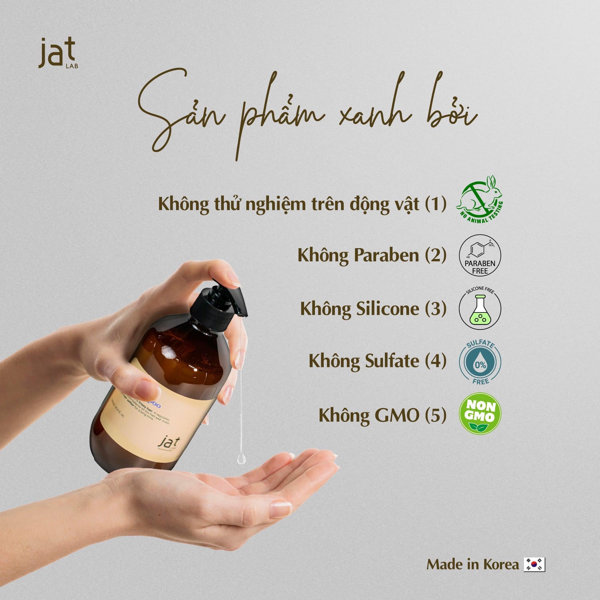Dầu xả Jatlab cấp ẩm suôn mượt và phục hồi cấu trúc tóc