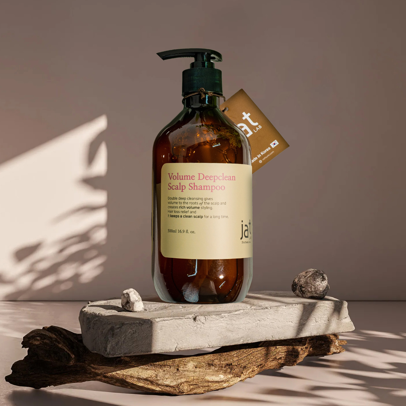 Dầu gội Jatlab Volume Deepclean Scalp ngăn rụng và hỗ trợ tóc non mọc khỏe hơn