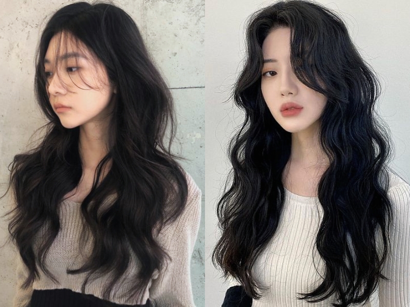 Các Kiểu Tóc Uốn Đuôi Gợn Sóng