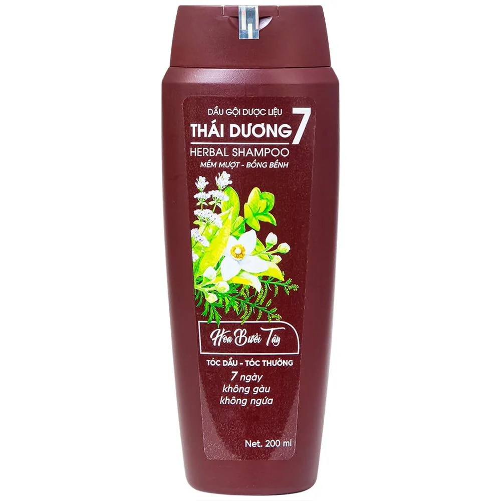 Dầu gội Thái Dương 7 - sản phẩm được chiết xuất từ thiên nhiên