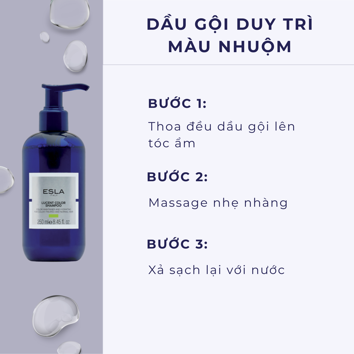 DẦU GỘI DUY TRÌ MÀU SẮC SÁNG