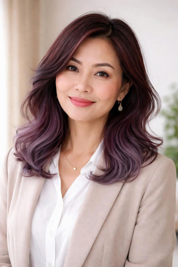 Ánh tím huyền bí tôn vinh nét đẹp đầy lôi cuốn