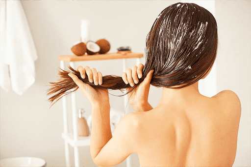 dầu dừa mọc tóc