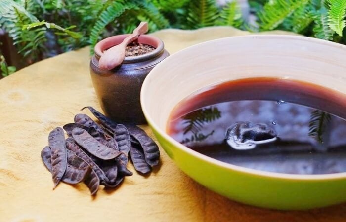 cách gội đầu bằng bồ kết
