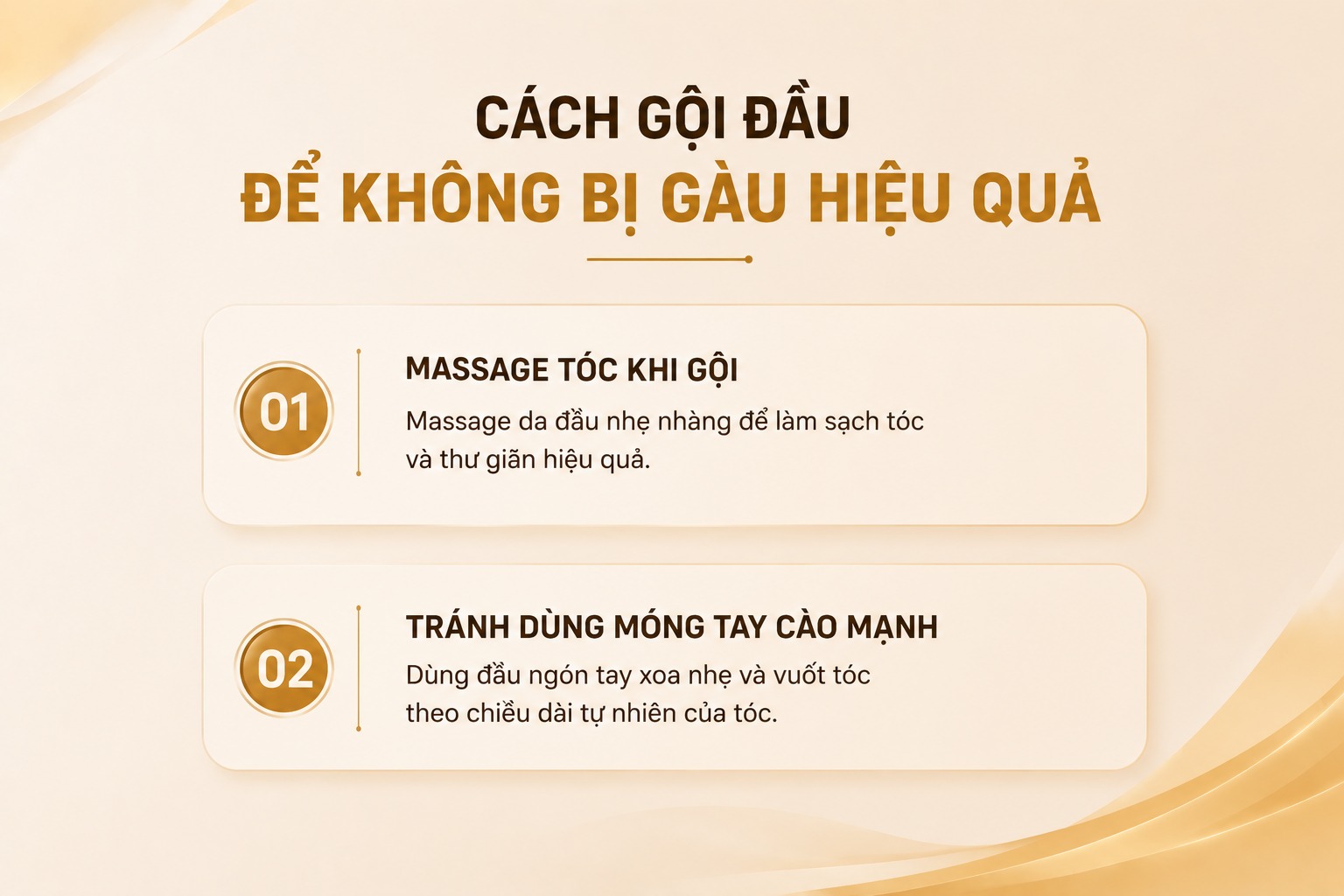 gội đầu xong vẫn có gàu